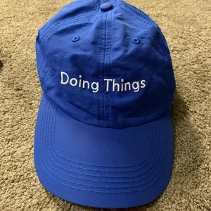 Doing things hat